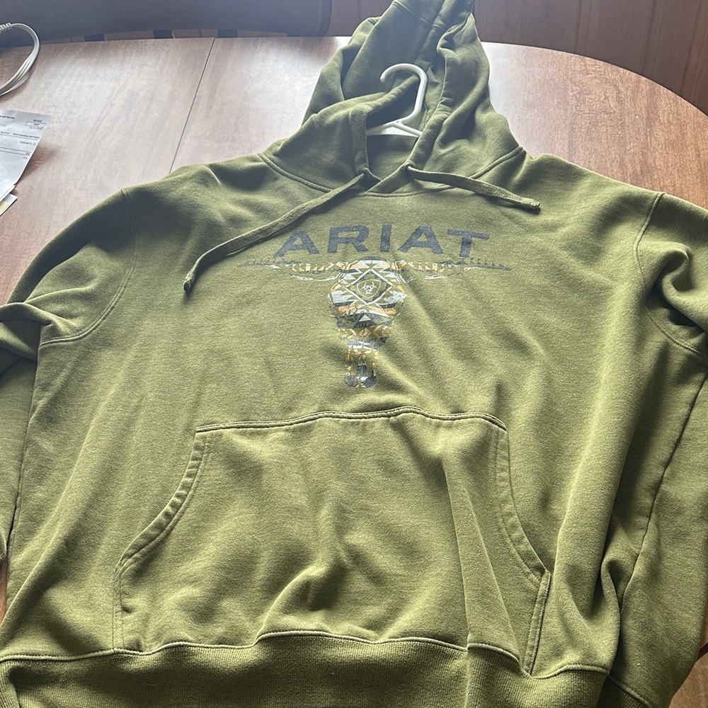 Ariat Men's Olive Hoodie Sweater